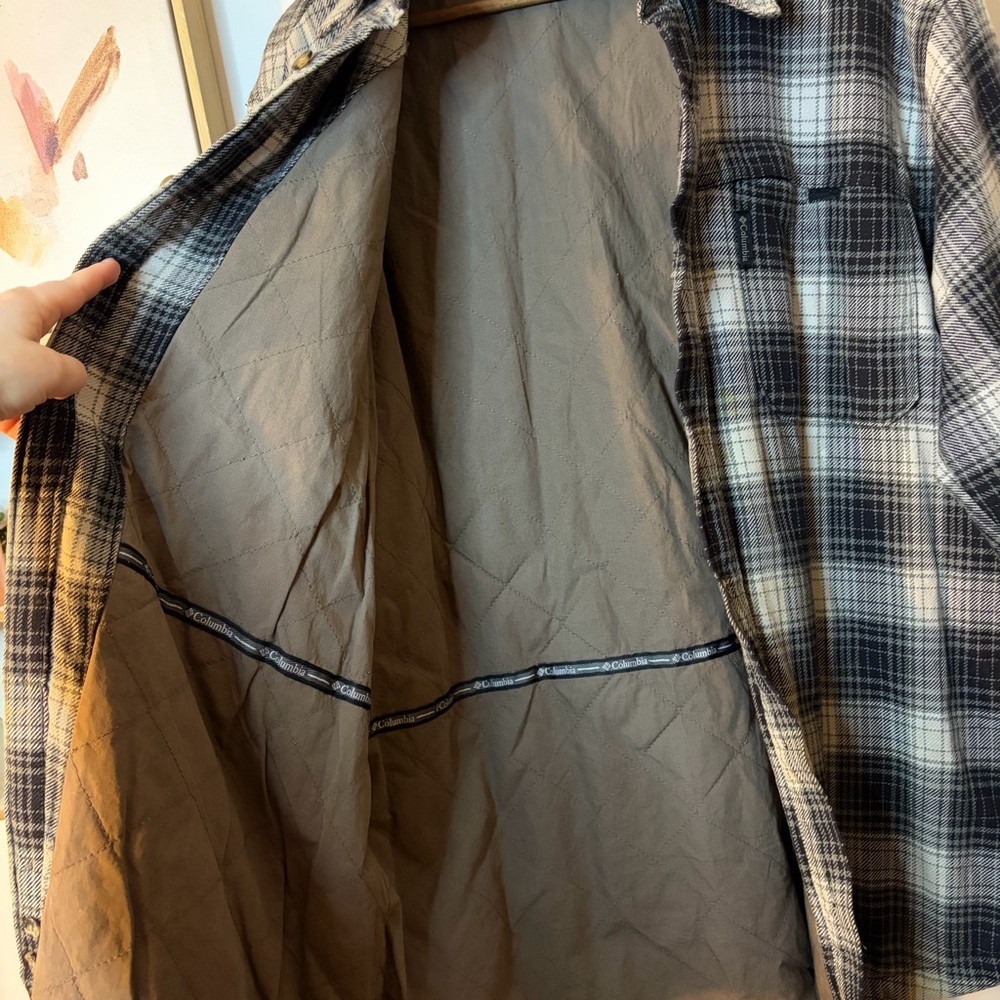 Columbia Men’s Quilted Lined Shacket Large - Picture 8 of 9